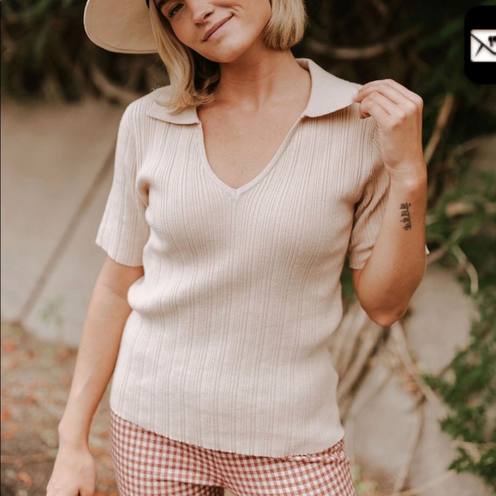 Collared Turmeric Shirt
